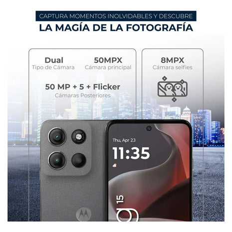 Celular Motorola Moto G15 256gb/4gb Gris + Moto Buds 065