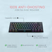 Teclado Gamer Inalámbrico Redragon Horus Mini K632 Pro Rgb Color Del Teclado Negro Idioma Inglés Us