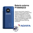 Power Bank 10000mah Multi Carga Rápida Adata P10000qcd Azul