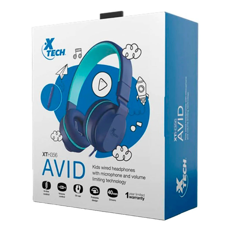 Auriculares Xtech Estéreo Niños Con Limitación De Volumen