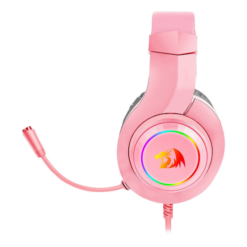 Audifinos Gamer Hylas H260-p Redragon Rosa