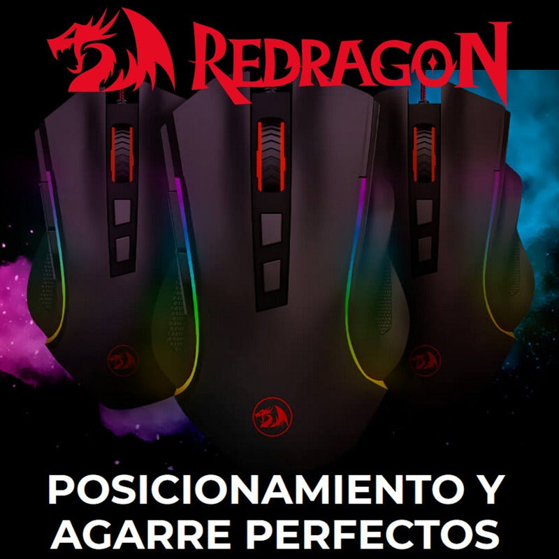 Combo Gamer Redragon: Teclado Mecánico K552rgb + Mouse M607