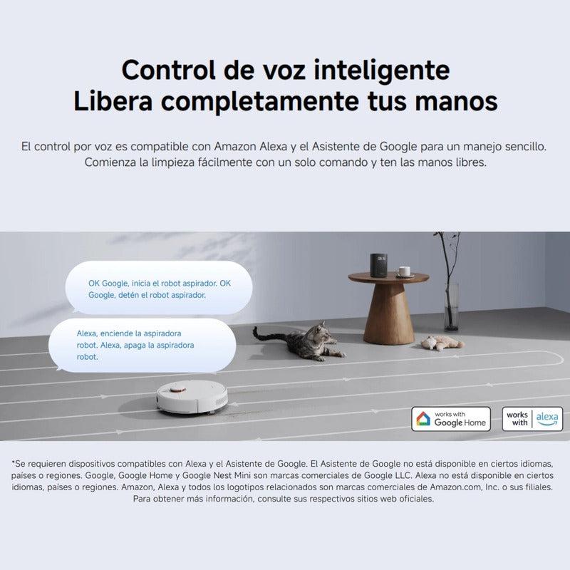 Aspiradora Trapeadora Robot Inteligente Xiaomi Vacuum S40c Blanco