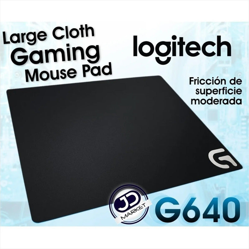 Pad Mouse Gamer Logitech G640, Superficie De Tela, 460x400mm