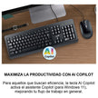 Combo Teclado Y Mouse Ergonómico Genius Km-160, Conexión Usb