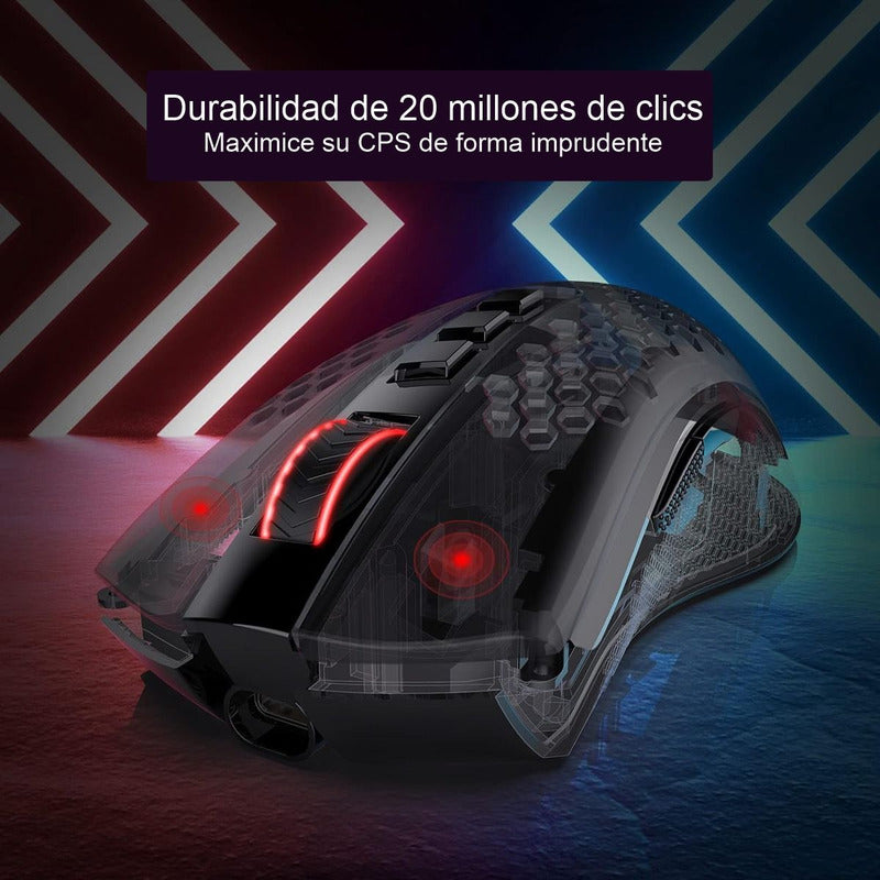 Mouse Gamer Inalámbrico Redragon M808-ks Storm Pro, 16000dpi