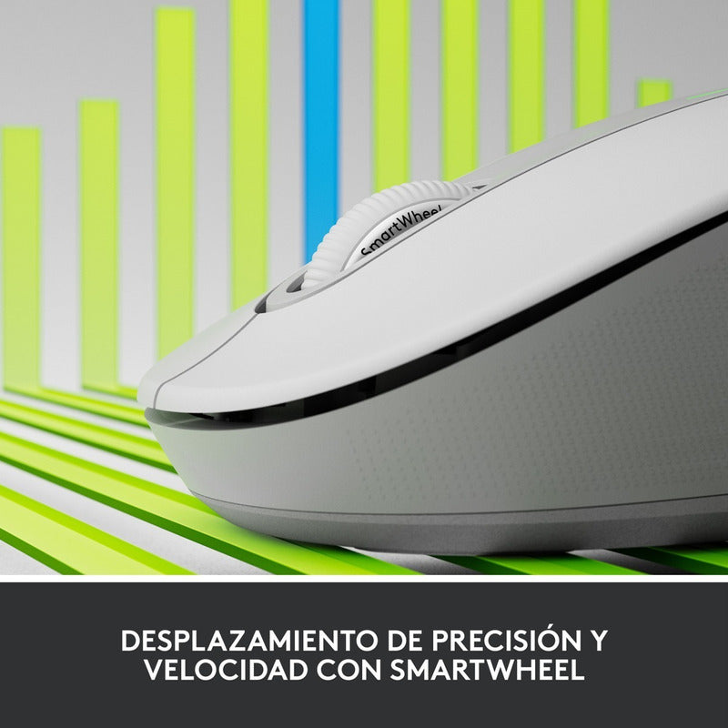 Mouse Inalámbrico / Bluetooth Logitech Signature M650 L, Wht