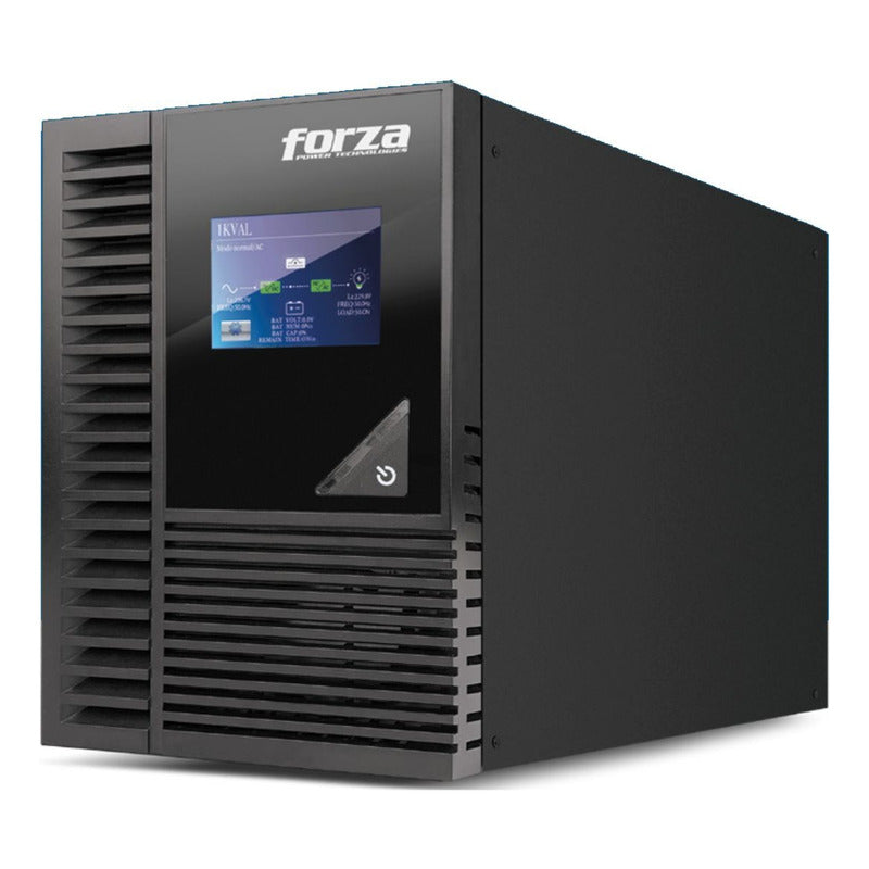 UPS Online 1KVA Forza EOS FDC-1000T, 1000VA/900W, 1pc±64min - Negro