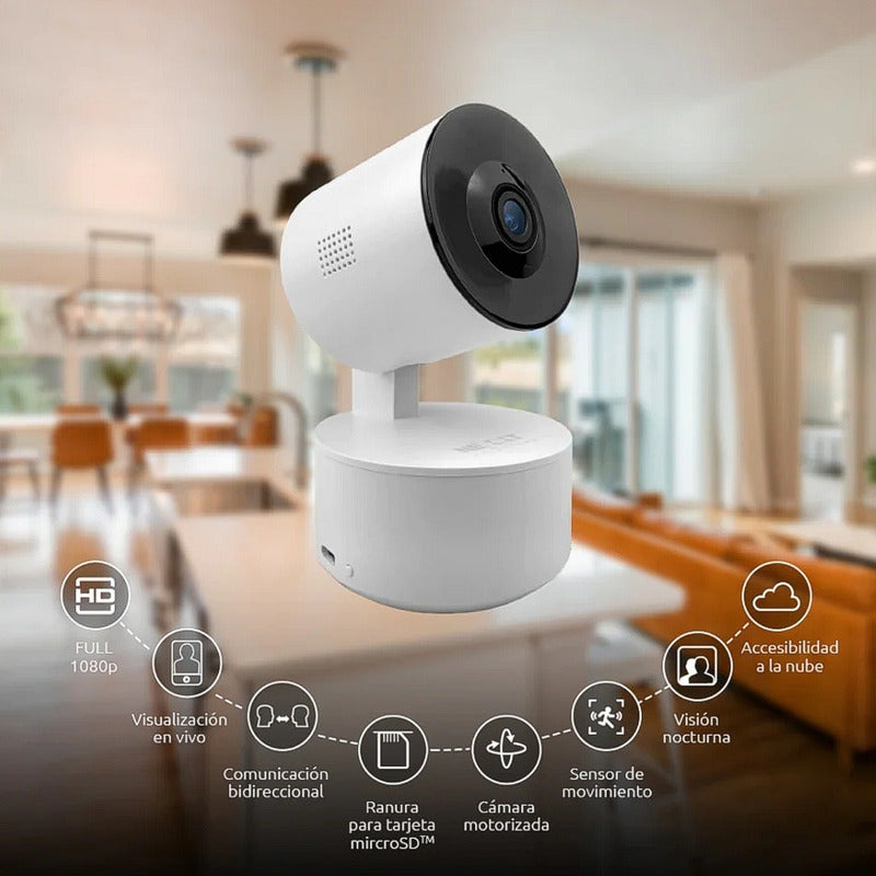 Cámara Seguridad Wifi Smart Robótica, Nexxt Nhc-p710 + 64gb