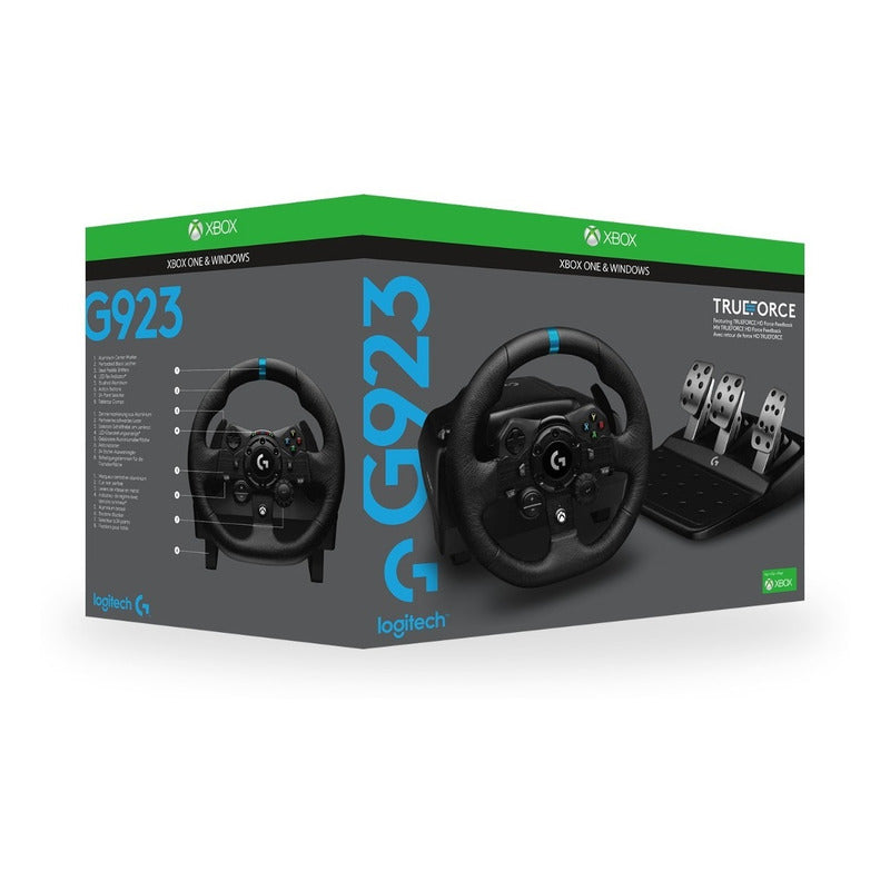Volante Carreras Logitech G923 Trueforce, Pc / Xbox X|s One Negro