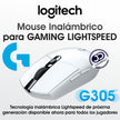 Mouse Gamer Inalámbrico Logitech G305 / 12000dpi /  LIGHTSPEED - Blanco