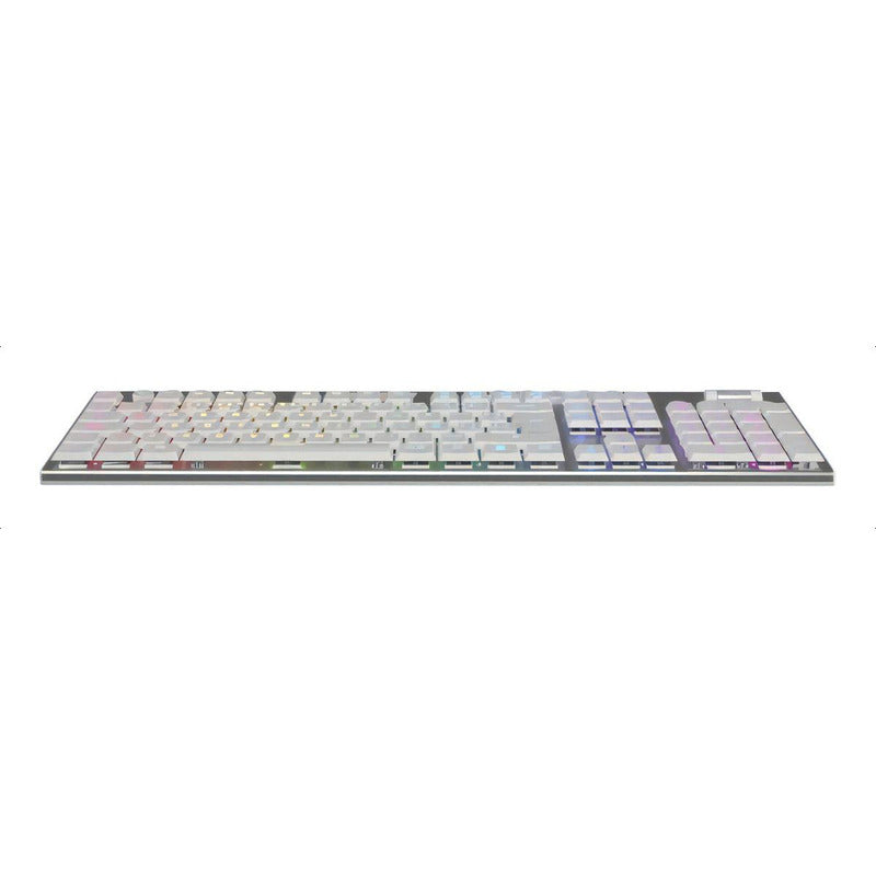 Teclado Mecánico Redragon Horus White Fs K618w-rgb Wireless Color Del Teclado Blanco Idioma Español