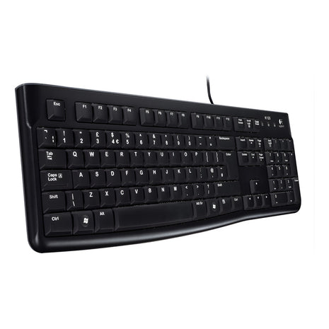 Teclado Usb Logitech K120 · Diseño Resistente Y Silencioso Negro Español