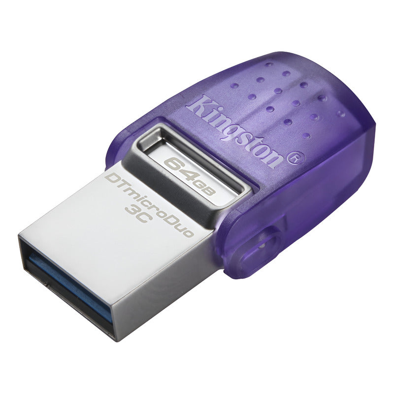 Memoria Usb 3.2 + Usb-c Otg De 64gb Kingston Dt Microduo 3c