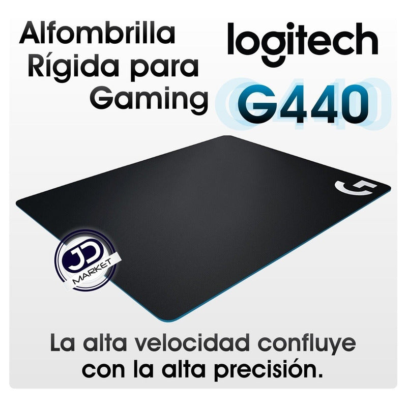 Pad Mouse Gamer Logitech G440 / Superficie Rígida 340x280mm. Negro