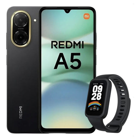 Celular Xiaomi Redmi A5 128gb/4gb Blk +  Mi Band 9 Active