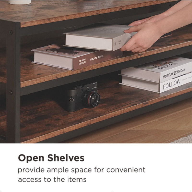 Soporte Tv 37''»70''/40kg + Mueble 3 Estantes Techgo Mstv-1s