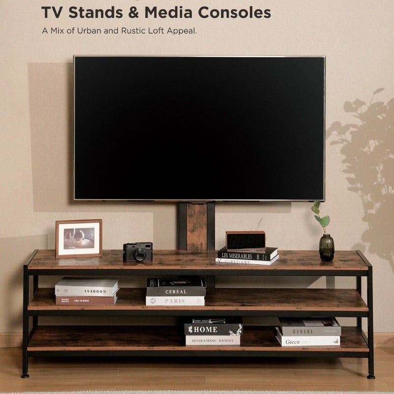 Soporte Tv 37''»70''/40kg + Mueble 3 Estantes Techgo Mstv-1s