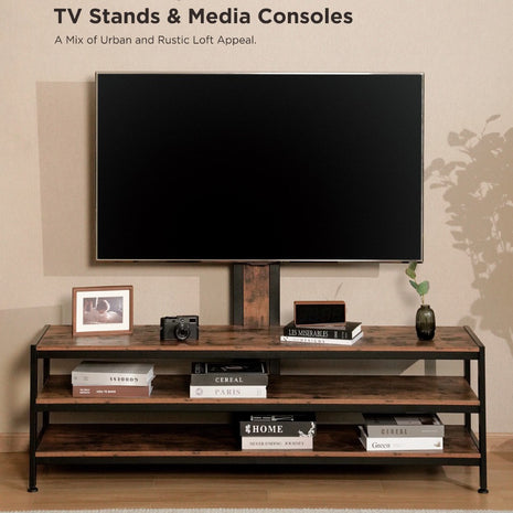Soporte Tv 37''»70''/40kg + Mueble 3 Estantes Techgo Mstv-1s