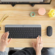 Combo Teclado Y Mouse Inalámbricos Delgados, Logitech Mk470