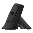 Mouse Vertical Wireless Recargable Delux Mv6 Gc / Ergonómico Negro