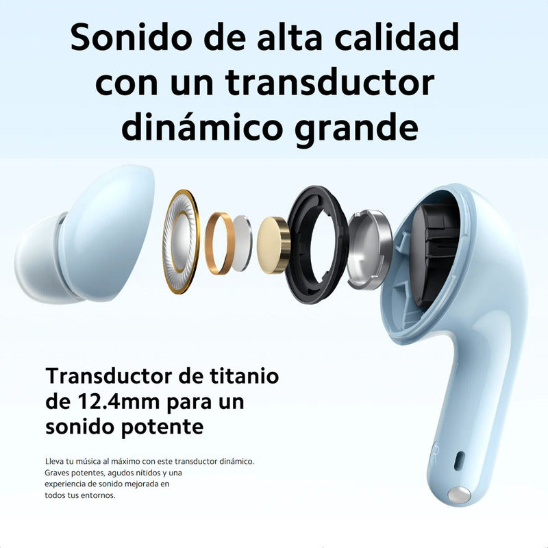 Xiaomi Redmi Buds 6 Lite Auriculares Táctil Anc Llamadas Blu