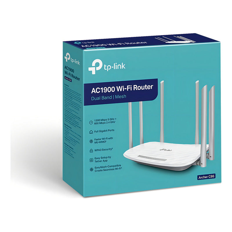 Tp-link, Router Inalámbrico De Banda Dual Ac1900, Archer C86