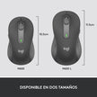 Mouse Inalámbrico / Bluetooth Logitech Signature M650 L, Blk