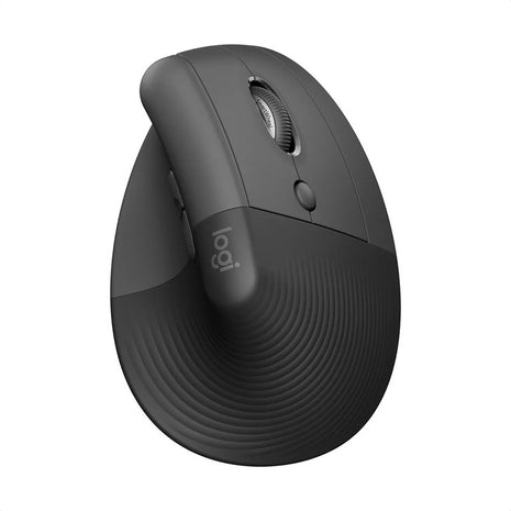 Mouse Ergonómico Vertical Logitech Lift, Inalámbrico para Manos Pequeñas y Medianas, Grafito