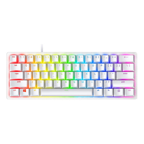 Razer Huntsman Mini, Teclado Gamer 60%, Chroma Rgb, Eng Wht