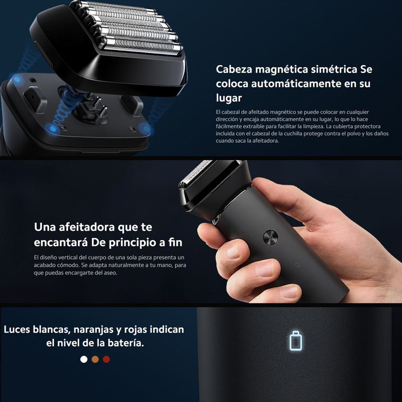Afeitadora Eléctrica Recargable Xiaomi Mi 5-hojas Ipx7 Usb-c