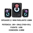 Parlantes Gamer 2.1 G3 Rgb Para Pc / Portátil, 11 Watts Rms
