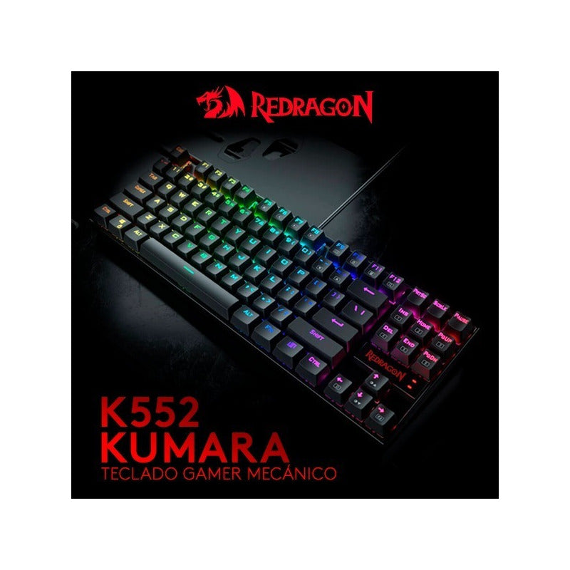 Combo Gamer Redragon: Teclado Mecánico K552rgb + Mouse M607
