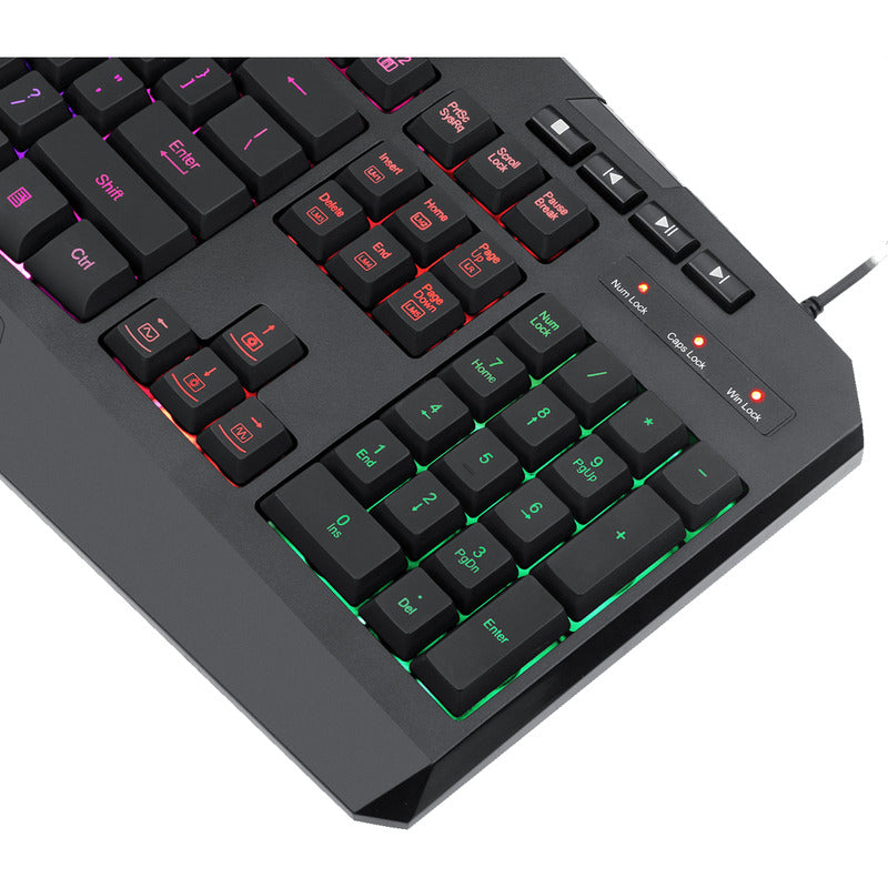 Combo Gamer Redragon Teclado K503a Rgb Esp + Mouse M601 Rgb