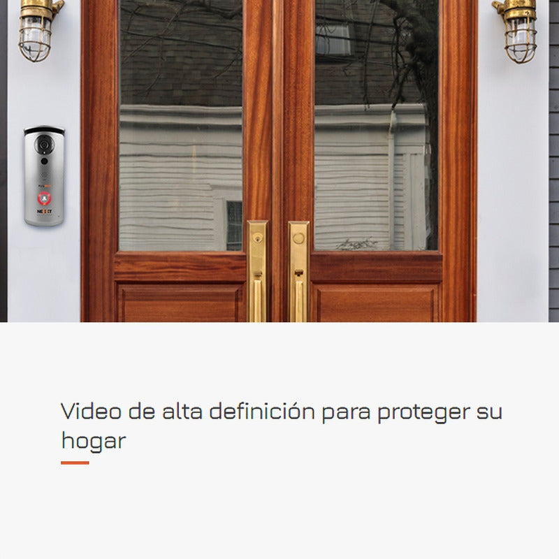 Timbre Inalámbrico Video Cámara Nexxt Xpy Bell, Audio Alarma