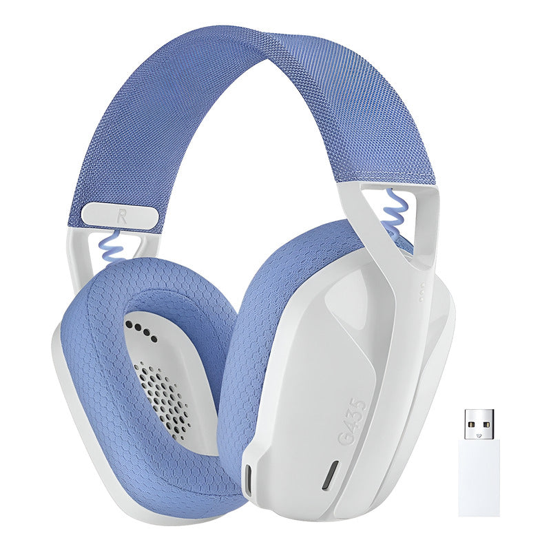 Diadema Gamer Inalámbrica + Bt, Logitech G435, Pc Ps5 - Blan