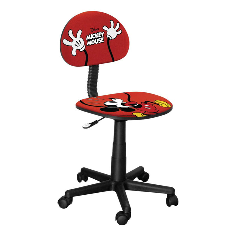 Silla De Estudio Xtech XTF-DC001MK, Edición Mickey Mouse, Ajustable y Giratoria