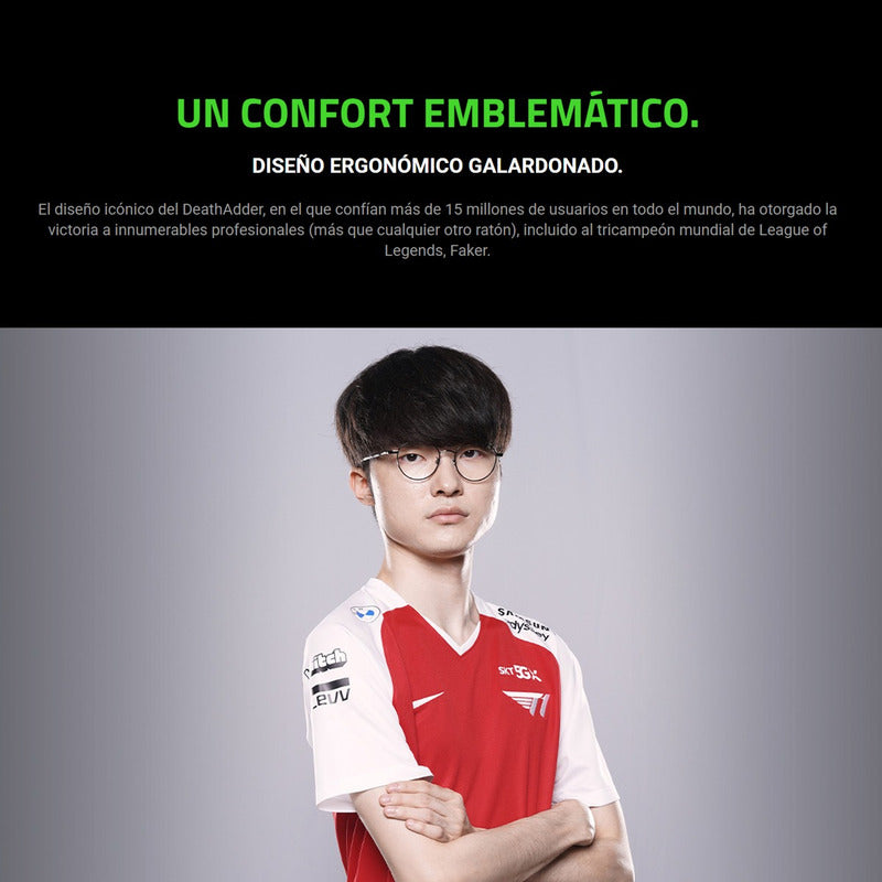 Razer Deathadder V2 X, Mouse Gamer Inalámbrico Hyperspeed