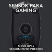 Mouse Gamer Logitech G203 Lightsync Rgb, 6 Botones / 8000dpi Negro