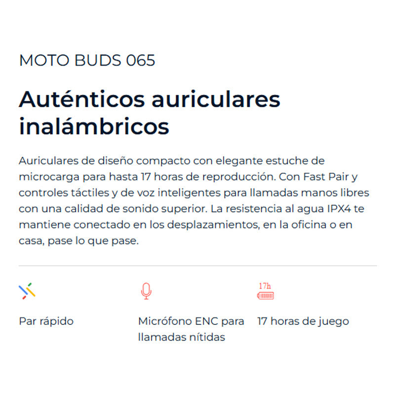 Celular Motorola Moto G15 256gb/4gb Gris + Moto Buds 065