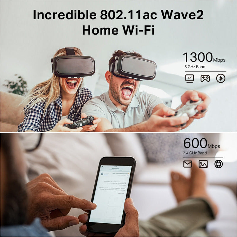 Router Gigabit Wifi Banda Dual Ac1900, Tp-link Archer C80