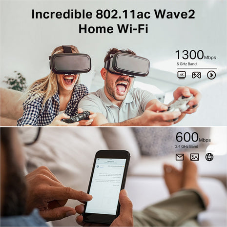 Router Gigabit Wi-Fi Dual Band AC1900 TP-Link Archer C80
