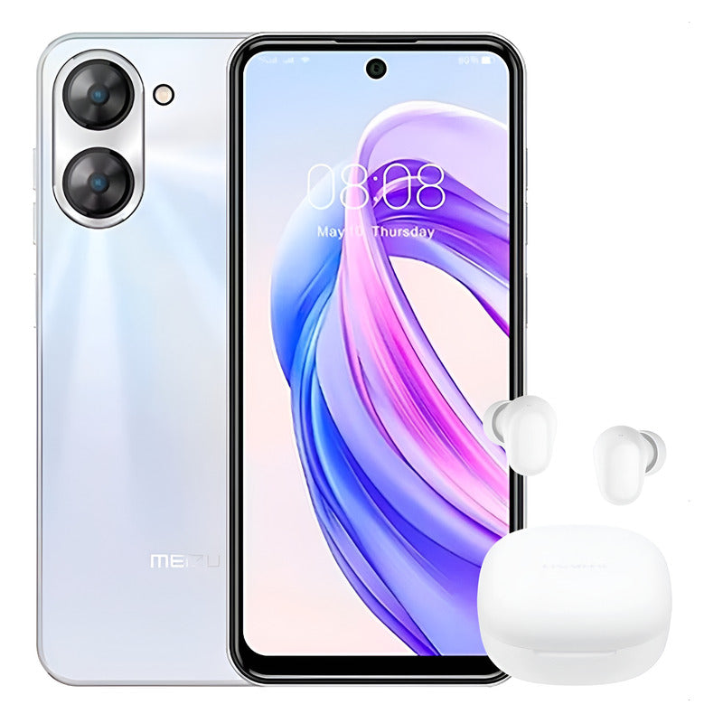 Celular Meizu Mblu 21 Lte 128gb/6gb Blanco + Buds 6 Play