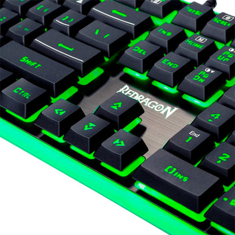 Redragon Dyaus 2 K509 Teclado Semimecánico RGB Español Negro Aluminio RGB Personalizable