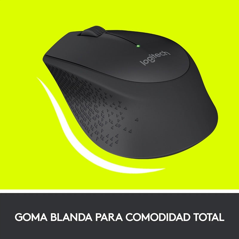 Mouse Inalámbrico Logitech M280 / Diseño Confortable - Negro