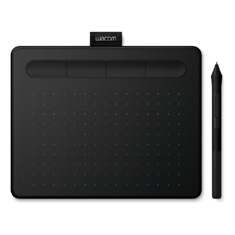 Tableta Gráfica Wacom Intuos CTL-4100 Small Lápiz 4K 4096 Niveles Presión 4 Botones USB PC Mac - Negro