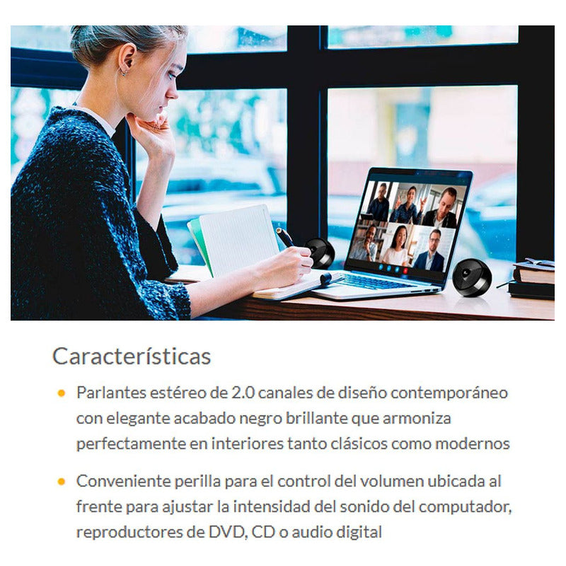 Parlante Xtech Ikonic Xts111 Estéreo Multimedia Usb / 3.5mm