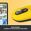 Mouse Bluetooth Logitech POP con Botón Emojis SilentTouch Multidispositivo - Blast