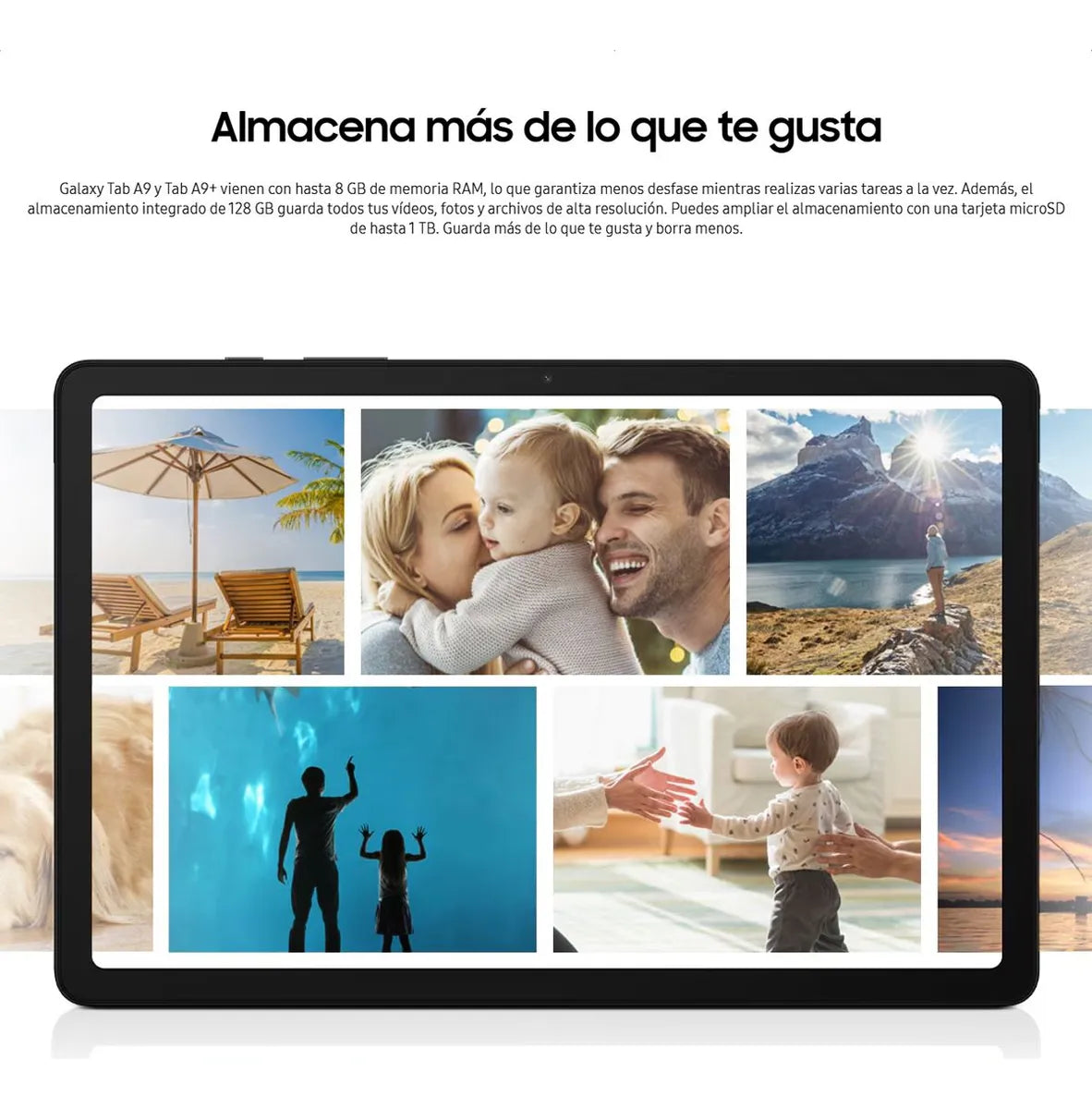 Tablet Samsung Galaxy Tab A9+ Wi-Fi, Pantalla 11.0