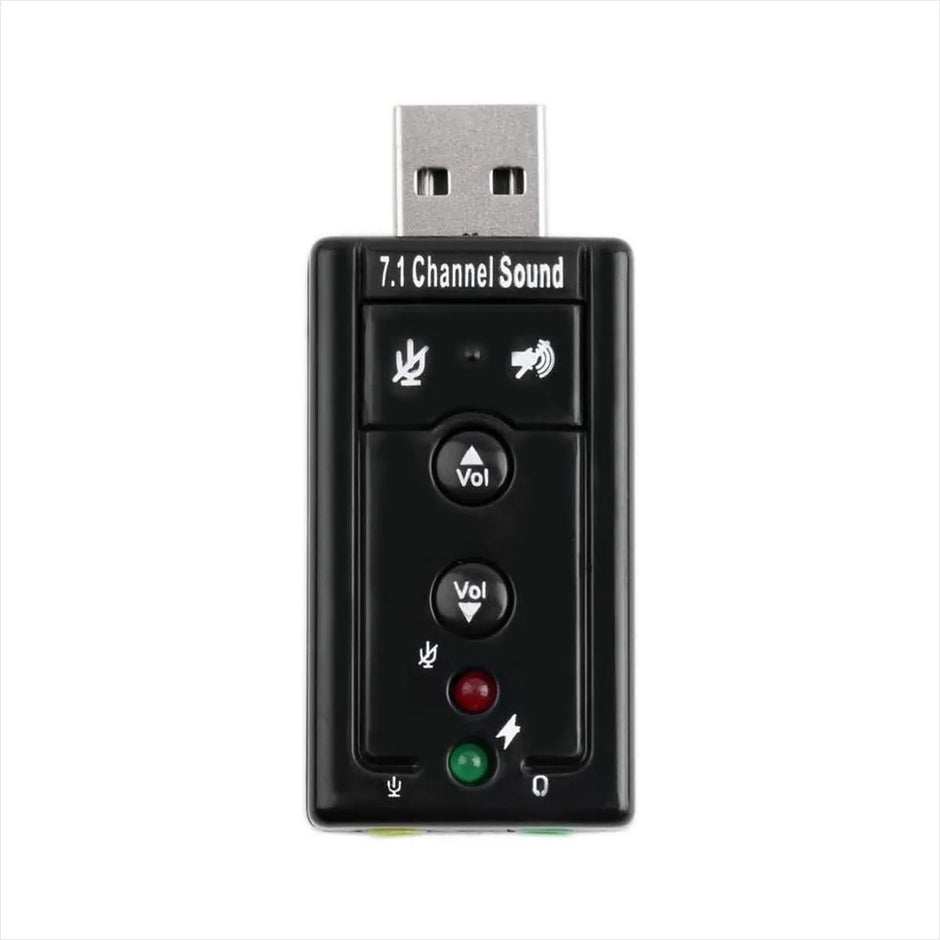 Tarjeta De Sonido Externa Usb · Sonido 7.1 Virtual, 3d Sound